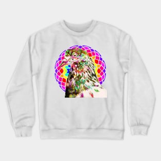 Pigeon Mandala Crewneck Sweatshirt